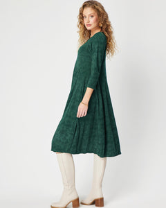 Valia Florentina Dress Green