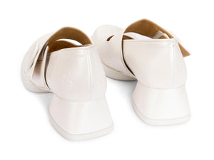 Fluevog Tippi Pearlized White