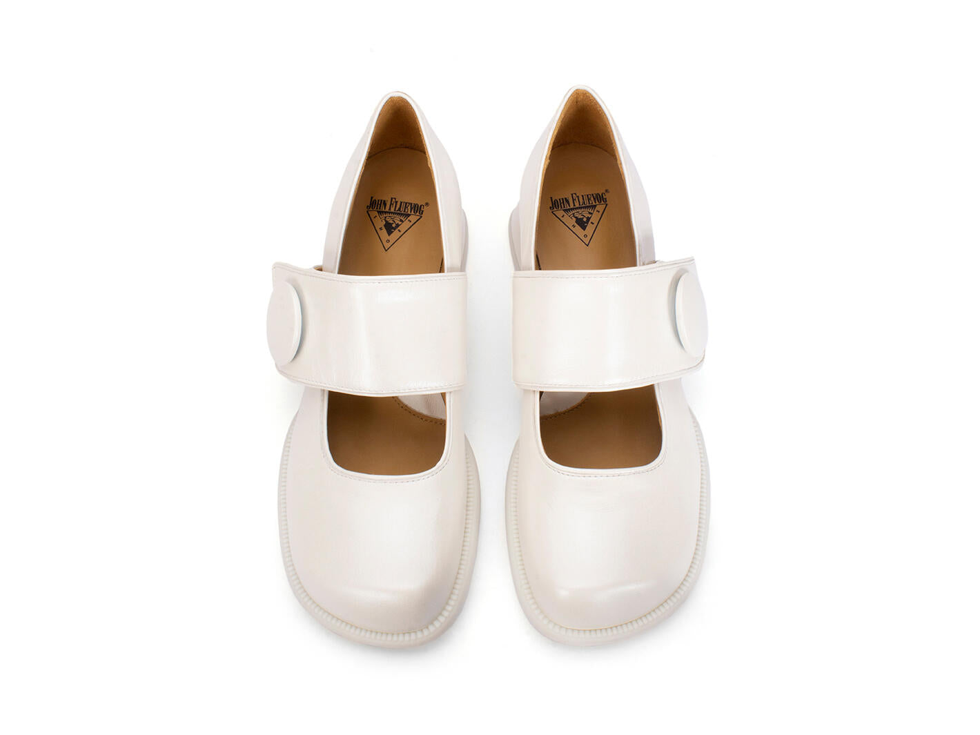 Fluevog Tippi Pearlized White