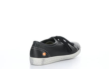 Load image into Gallery viewer, Softinos Isla Smooth Black Lace Up Trainers.
