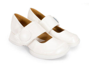 Fluevog Tippi Pearlized White