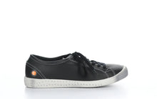 Load image into Gallery viewer, Softinos Isla Smooth Black Lace Up Trainers.
