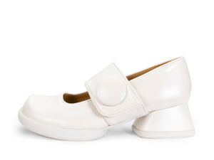 Fluevog Tippi Pearlized White