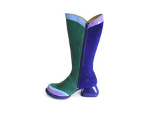 Load image into Gallery viewer, Fluevog Warhol Boots-Purple/Lavender/Light Blue/Green
