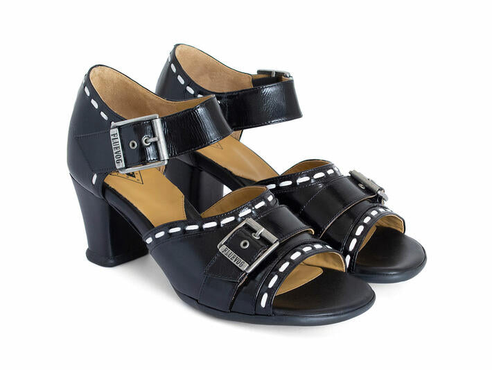 John Fluevog Renee Black/White