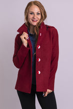 Load image into Gallery viewer, Blue Sky Boiled Merino Wool Coat-Red
