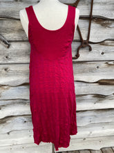 Load image into Gallery viewer, EVELINE STREET ONE SIZE MERINO JACQUARD SWING DRESS TUNIC-VALENTINO RED THE BIGGEST OHH
