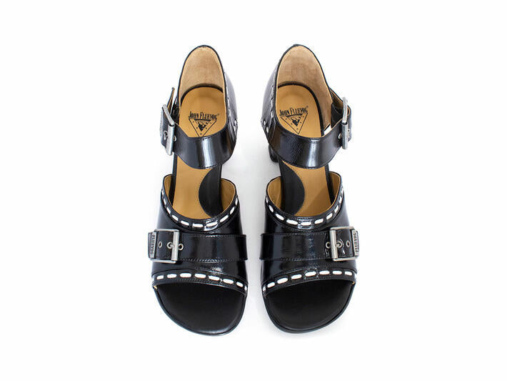 John Fluevog Renee Black/White