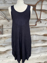 Load image into Gallery viewer, EVELINE STREET ONE SIZE MERINO JACQUARD SWING DRESS TUNIC-BAABAA BLACK SHEEP SQUIGGLES
