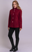 Load image into Gallery viewer, Blue Sky Boiled Merino Wool Coat-Red
