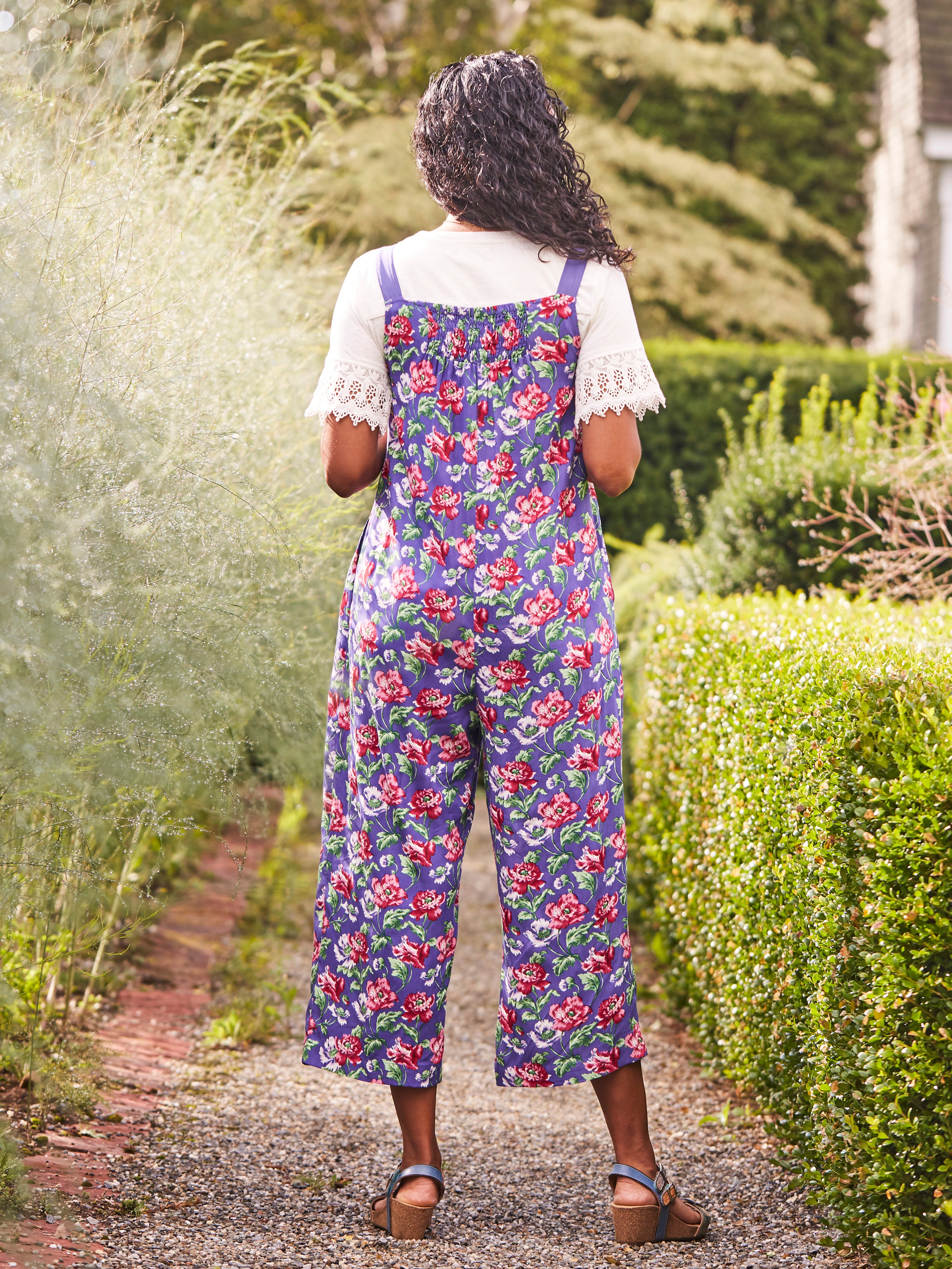 April Cornell Mini Peony Jumpsuit