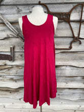 Load image into Gallery viewer, EVELINE STREET ONE SIZE MERINO ULTRA SOFT SWING DRESS TUNIC-VALENTINO RED
