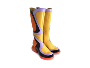 Fluevog Warhol Yellow/Orange