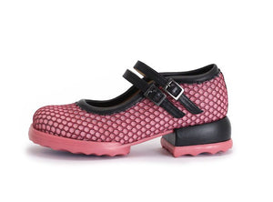 FLUEVOG AIMEE DARK PINK and BLACK