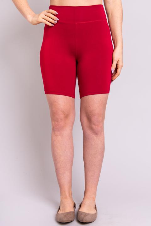 Blue Sky Bamboo Shorts Red