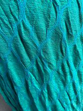 Load image into Gallery viewer, EVELINE STREET ONE SIZE MERINO JACQUARD SWING DRESS TUNIC-GREEN FLASH GREEN TREE-FOILS
