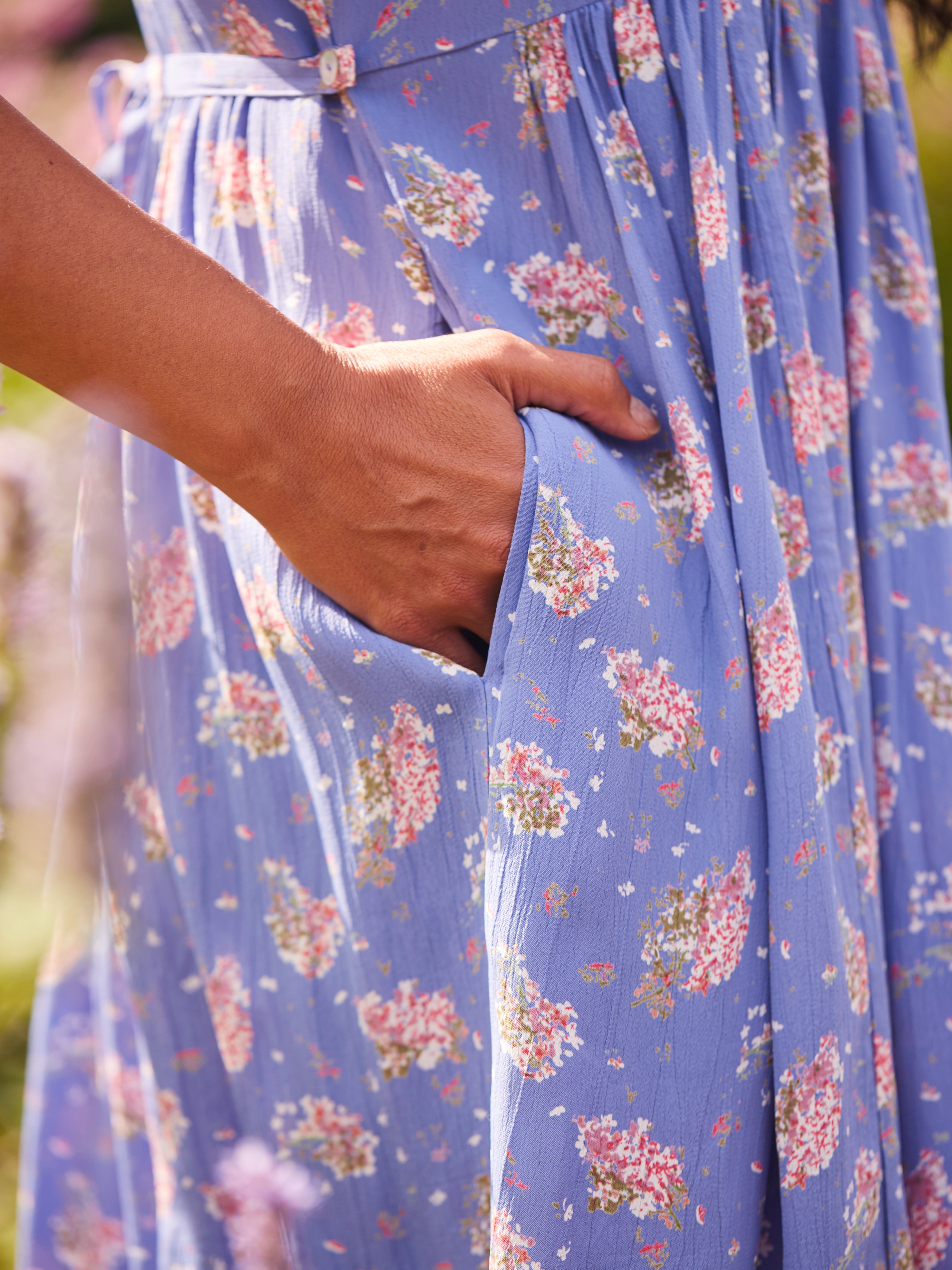 April Cornell Sweet Hydrangea Short Dress