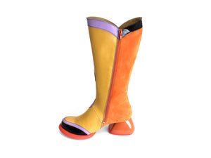 Fluevog Warhol Yellow/Orange