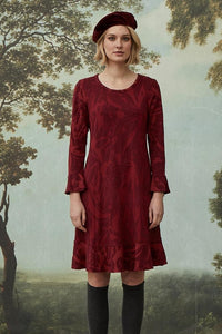 Valia Clothing Merino Zelda Dress Merlot