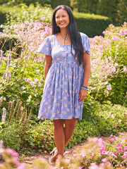 April Cornell Sweet Hydrangea Short Dress