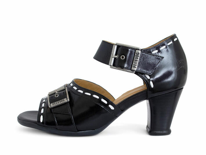 John Fluevog Renee Black/White