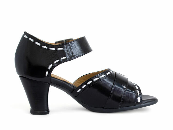 John Fluevog Renee Black/White