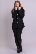 Load image into Gallery viewer, Blue Sky Boiled Merino Wool Coat-Black
