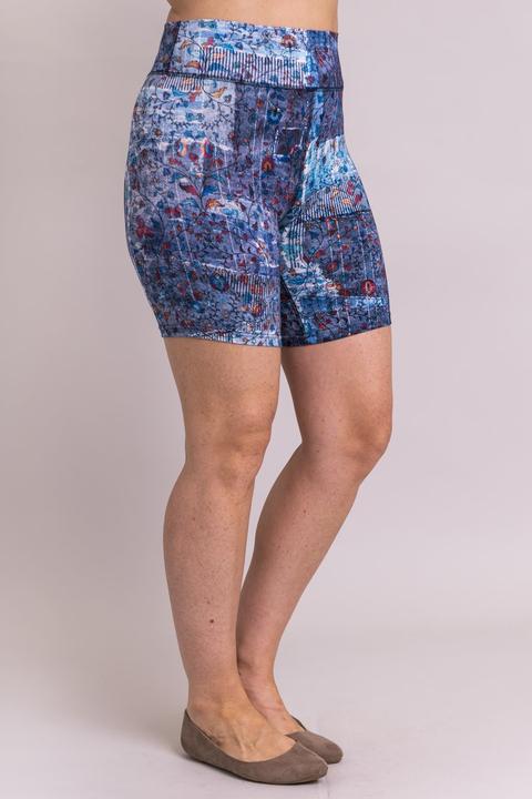 Blue Sky Bamboo Shorts Summer Spice