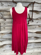 Load image into Gallery viewer, EVELINE STREET ONE SIZE MERINO JACQUARD SWING DRESS TUNIC-VALENTINO RED TRUE LOVE
