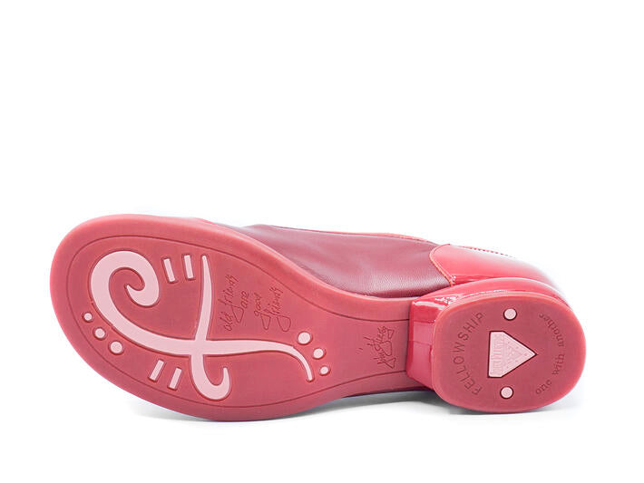 Fluevog Fellowship Darby Red/Pink