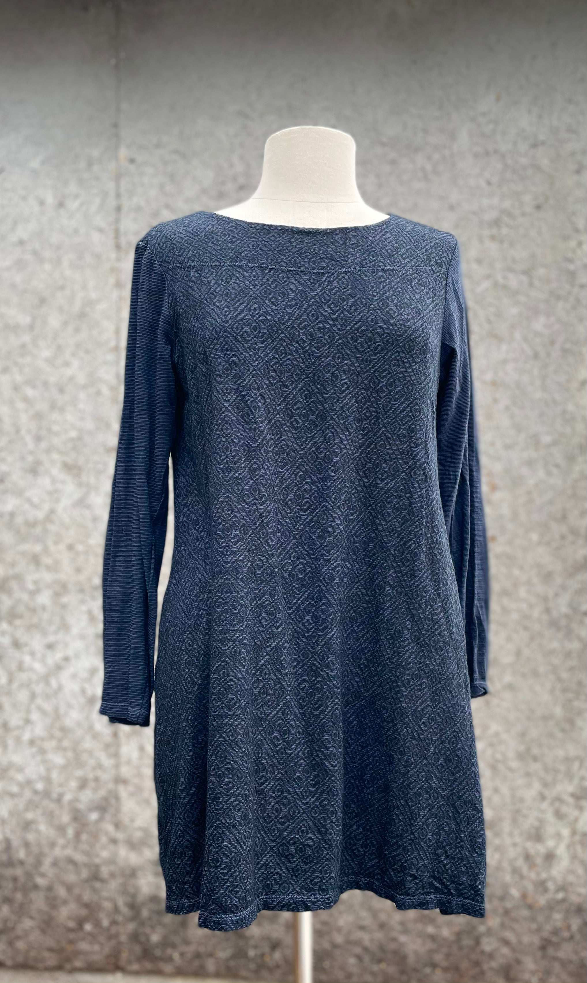 Valia Clothing Ultra Soft Merino Wool Stockholm Tunic Steel Blue