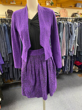 Load image into Gallery viewer, Eveline Street Fitted Stretch Jacket-Purple Zebra
