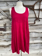 Load image into Gallery viewer, EVELINE STREET ONE SIZE MERINO ULTRA SOFT SWING DRESS TUNIC-VALENTINO RED
