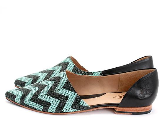 Fluevog Marina Raffia Eveline Street Custom