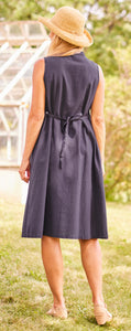 April Cornell Osaka Dress Navy