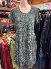 Valia Alice Dress Green