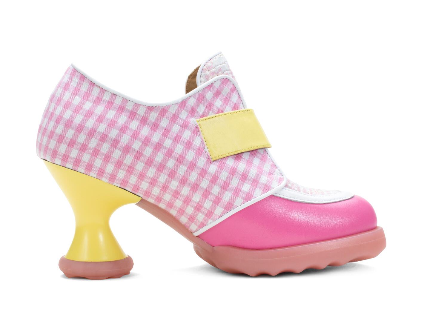 Fluevog Lolly-Pink & Yellow