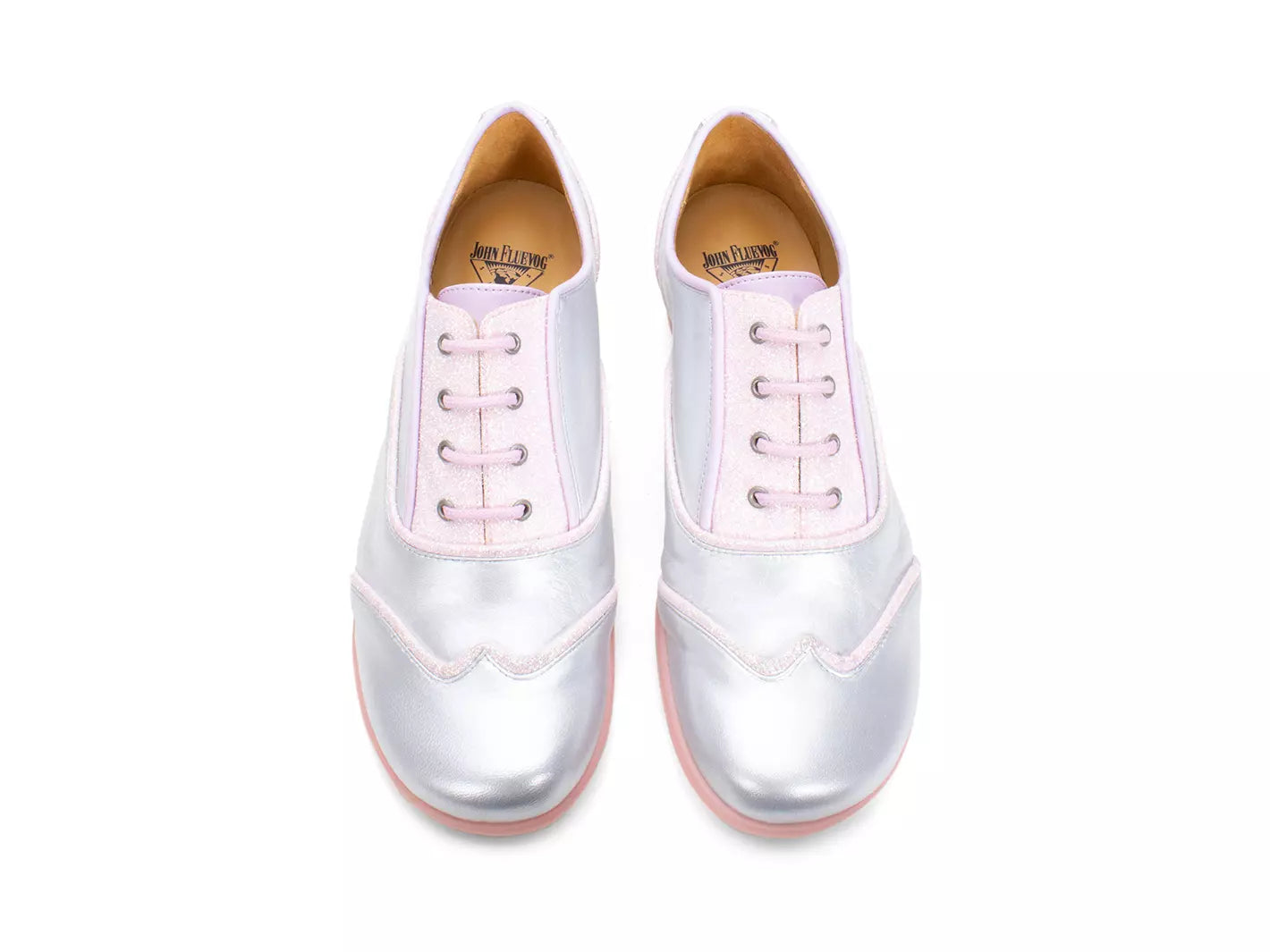 John Fluevog Fellowship Martha Silver & Pink