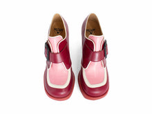 Load image into Gallery viewer, John Fluevog Mini Lolly Dark Red &amp; Pink
