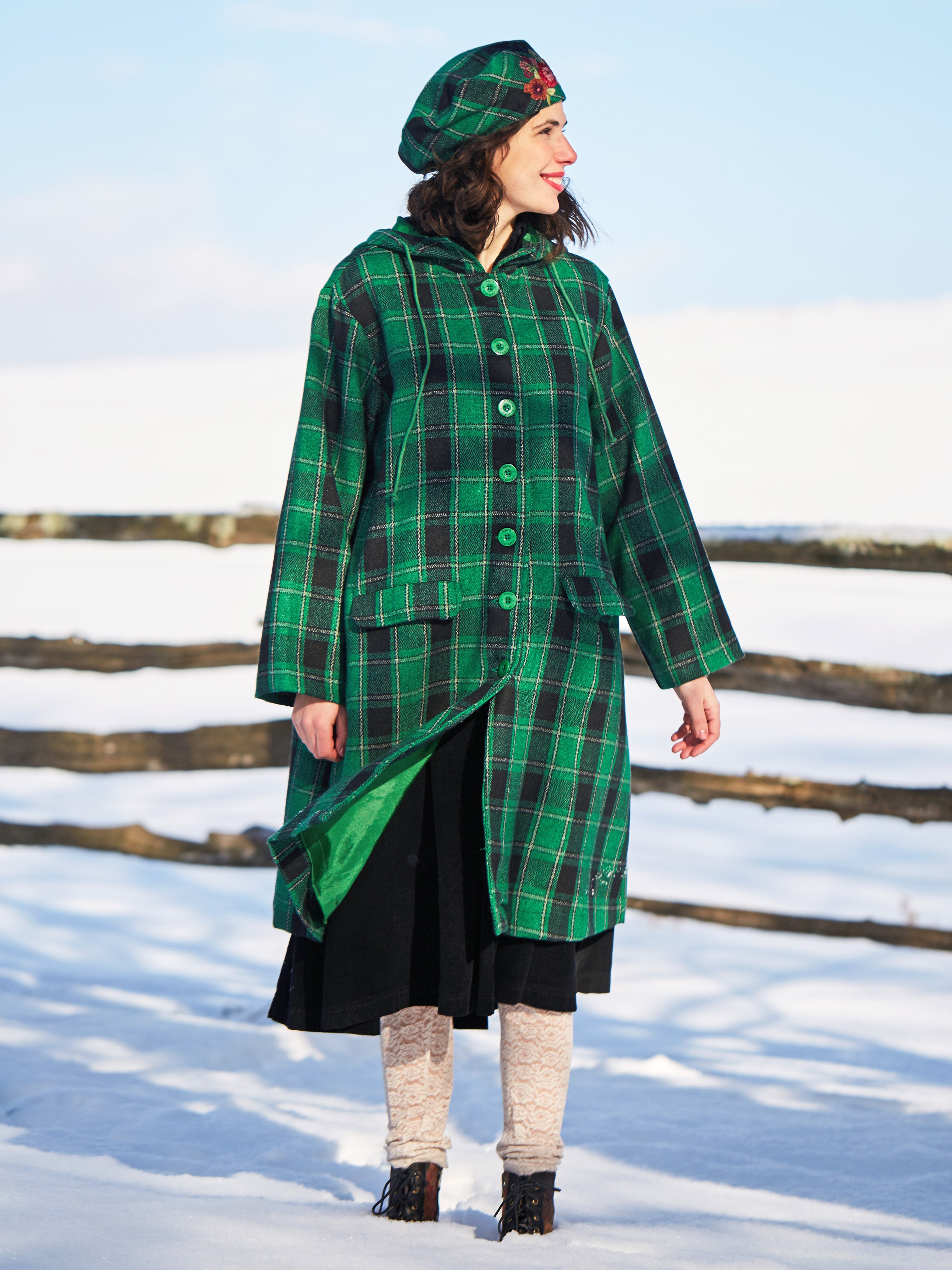 April Cornell Cambridge Plaid Coat