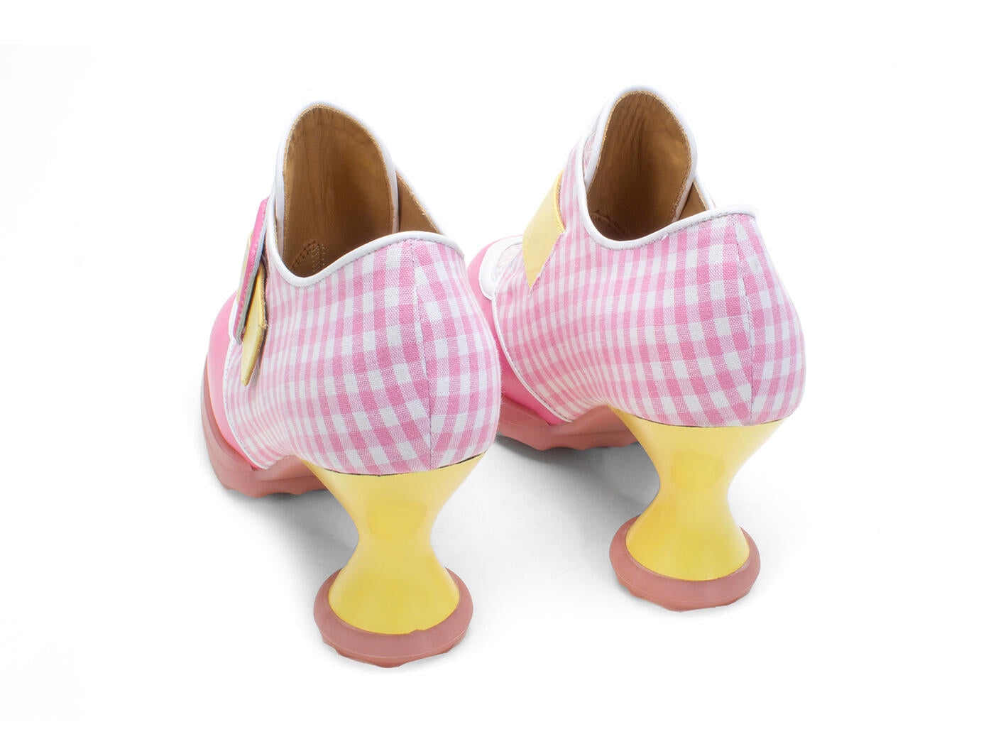 Fluevog Lolly-Pink & Yellow