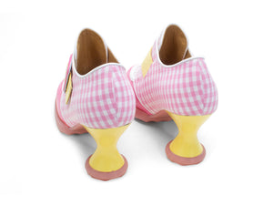 Fluevog Lolly-Pink & Yellow