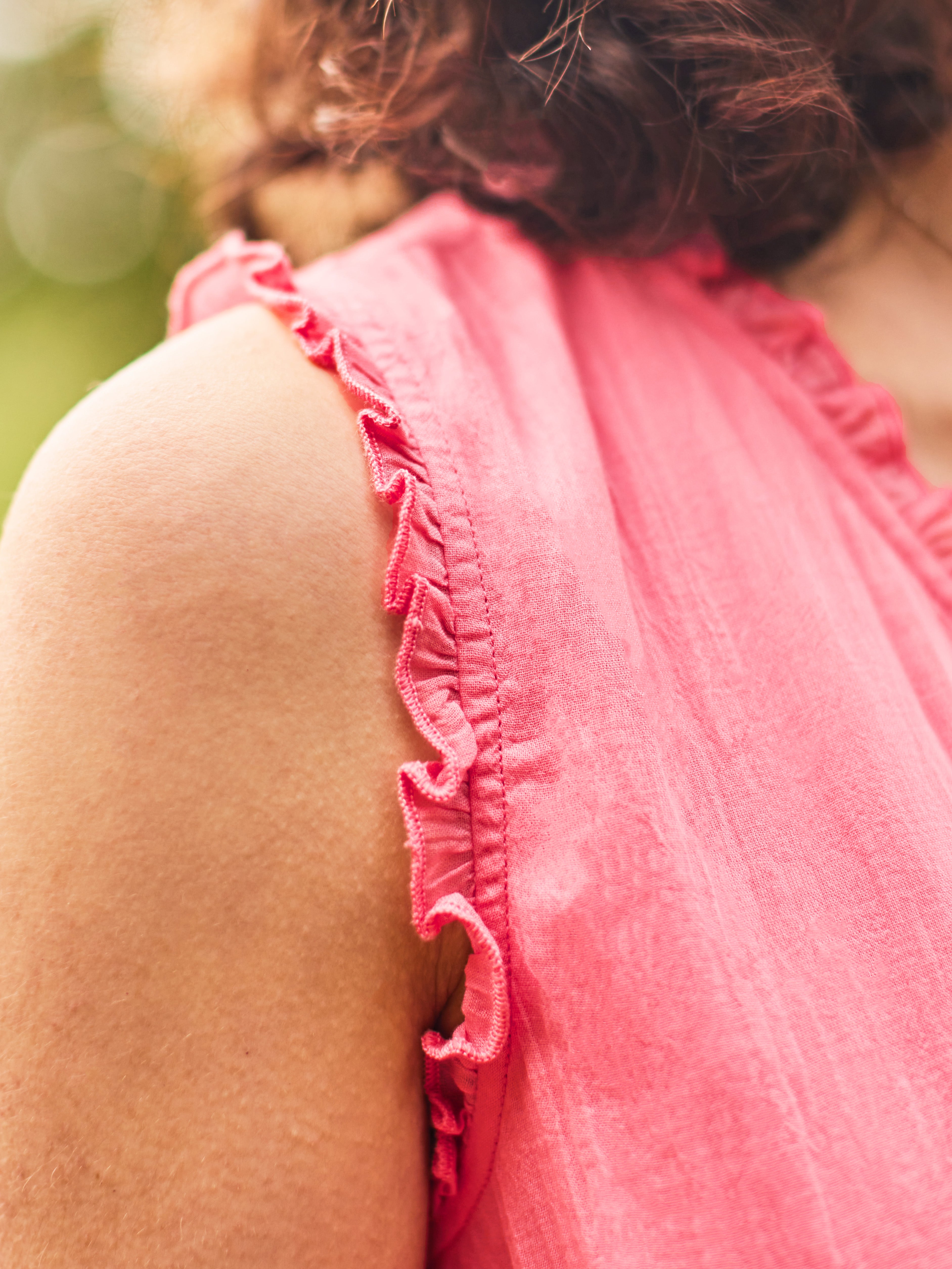 April Cornell Ruffle Sleeveless Blouse