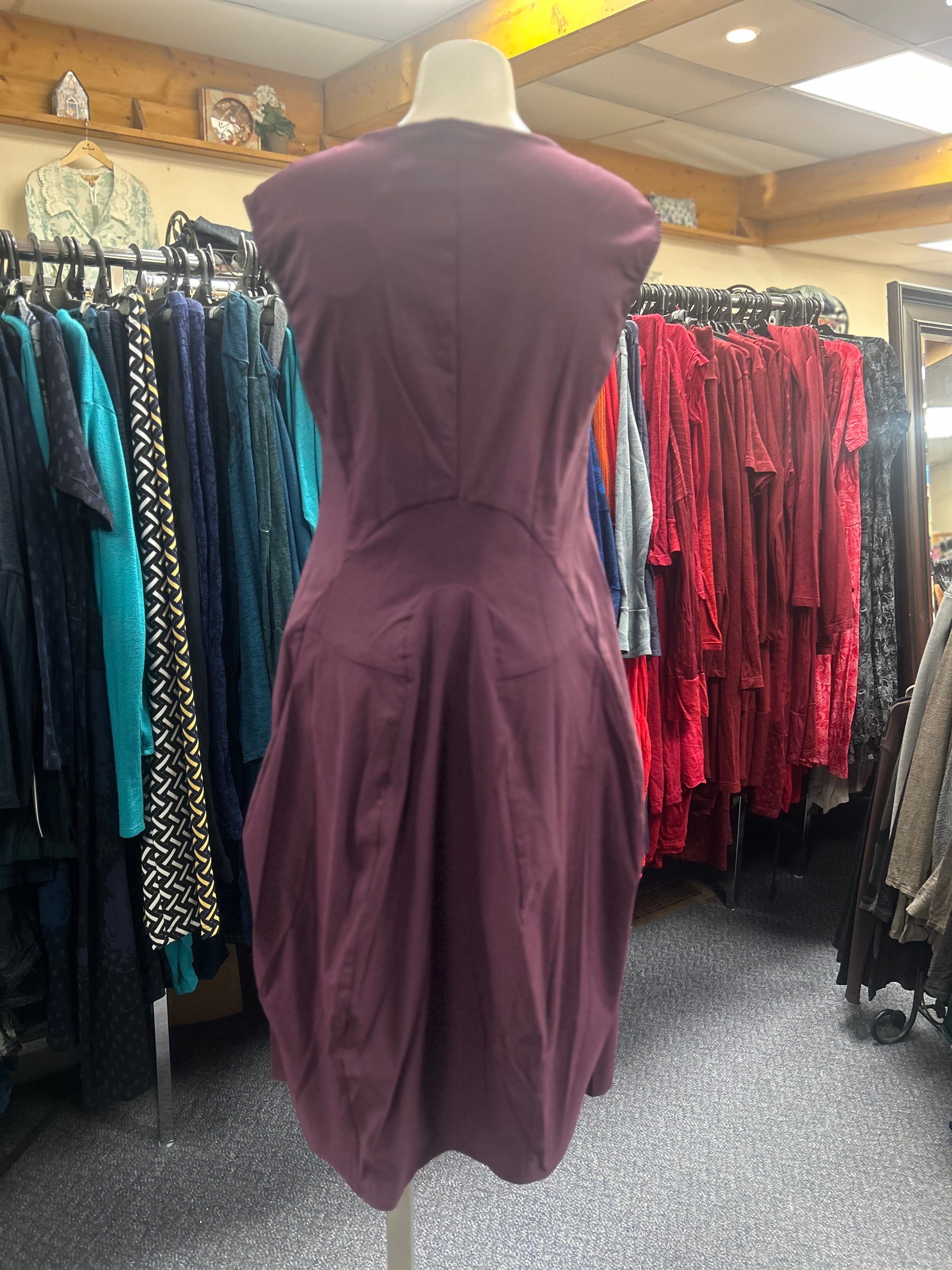 Valia Dark Plum Diva Dress