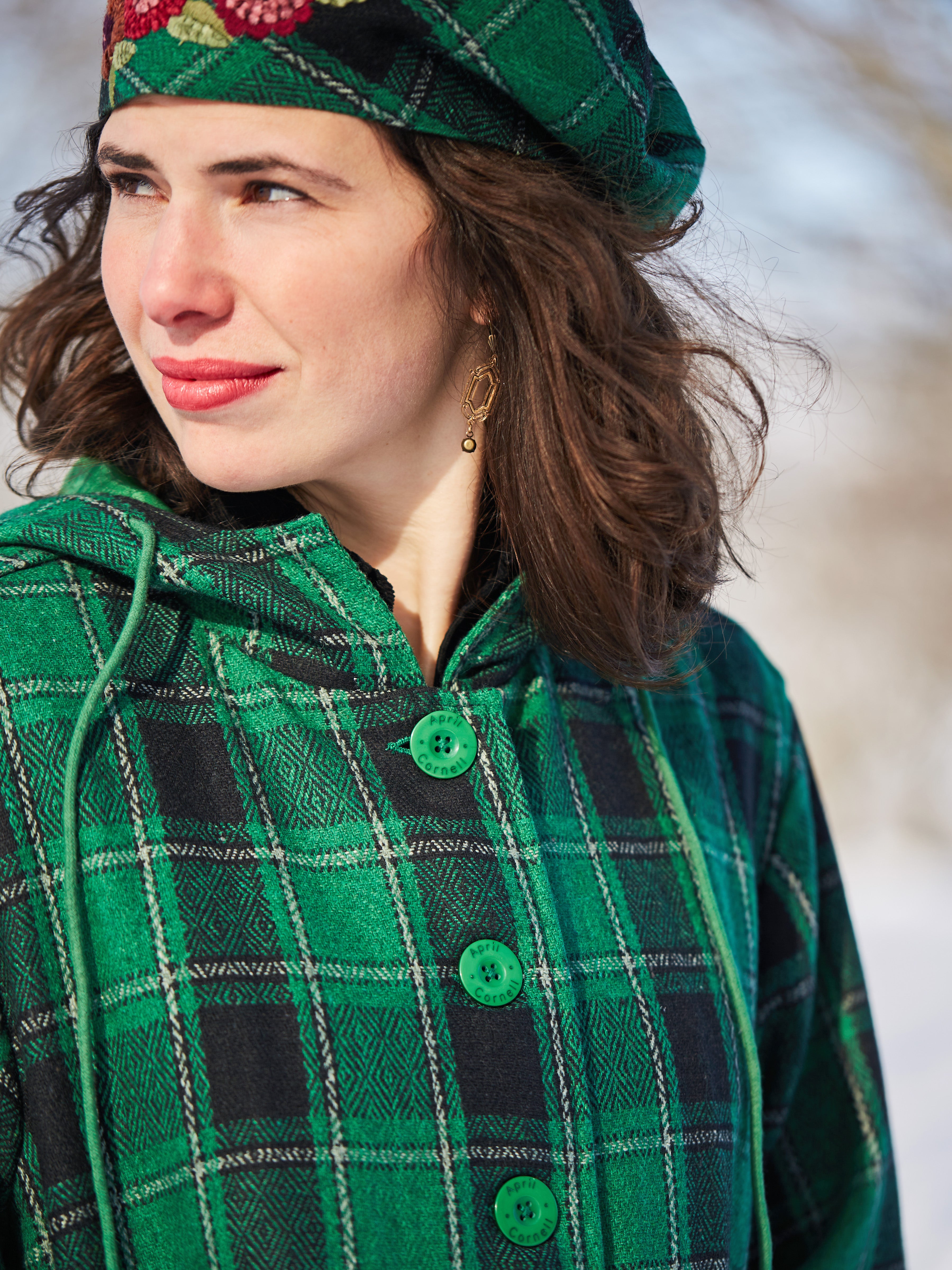 April Cornell Cambridge Plaid Coat