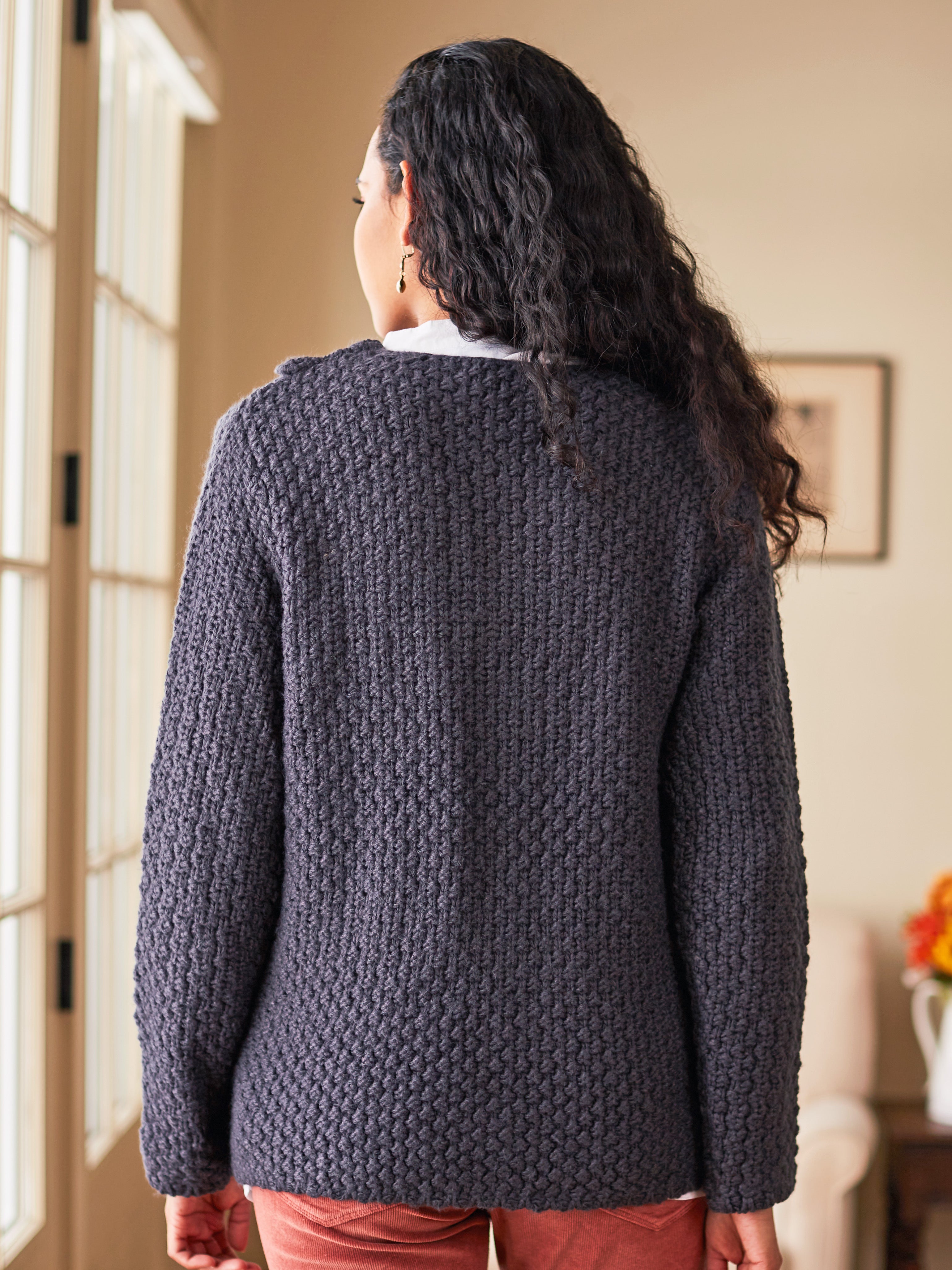 April Cornell Grey Cardigan