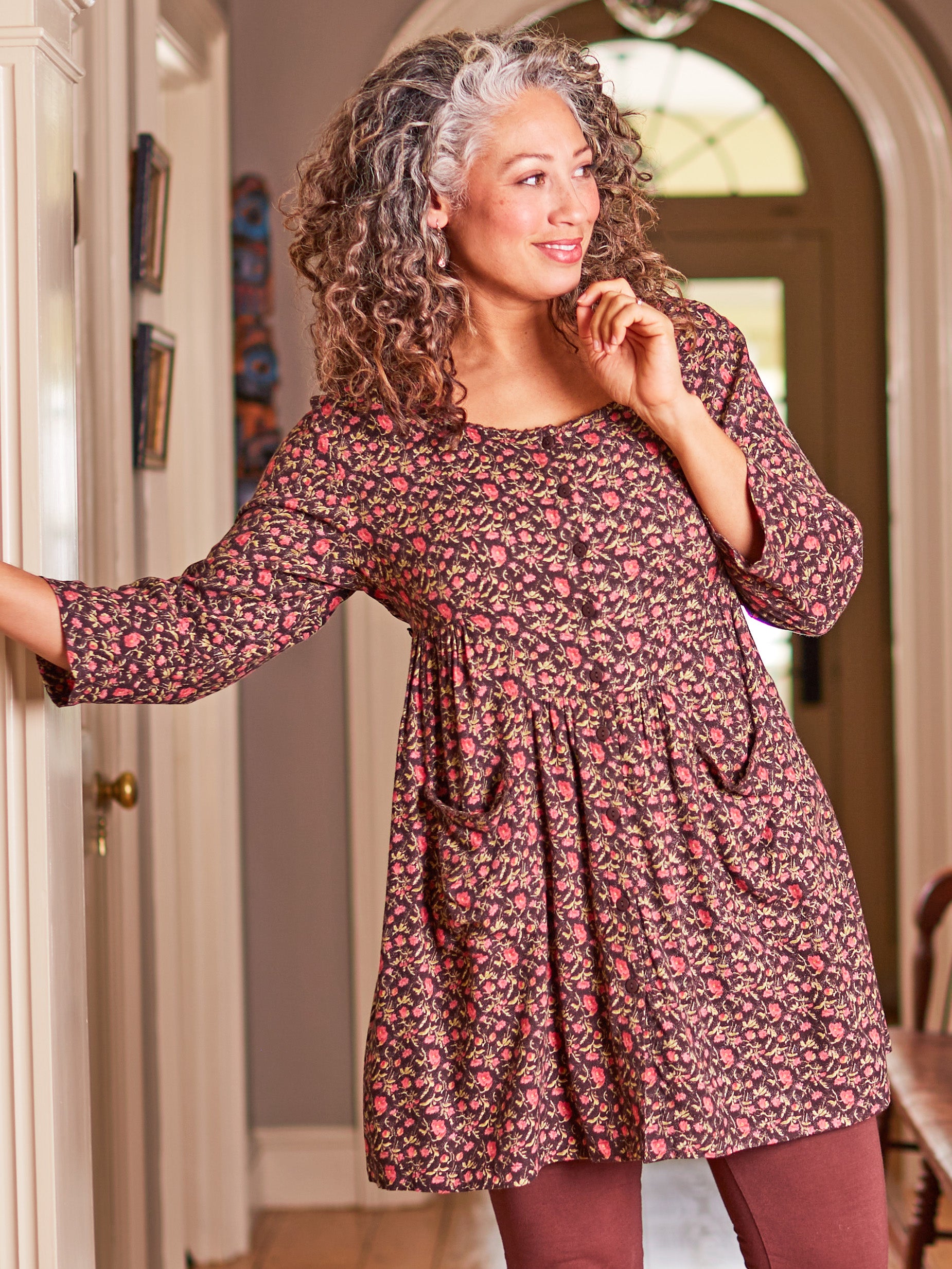 April Cornell Posy Tunic Regular-Plus Sizes