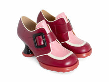 Load image into Gallery viewer, John Fluevog Mini Lolly Dark Red &amp; Pink
