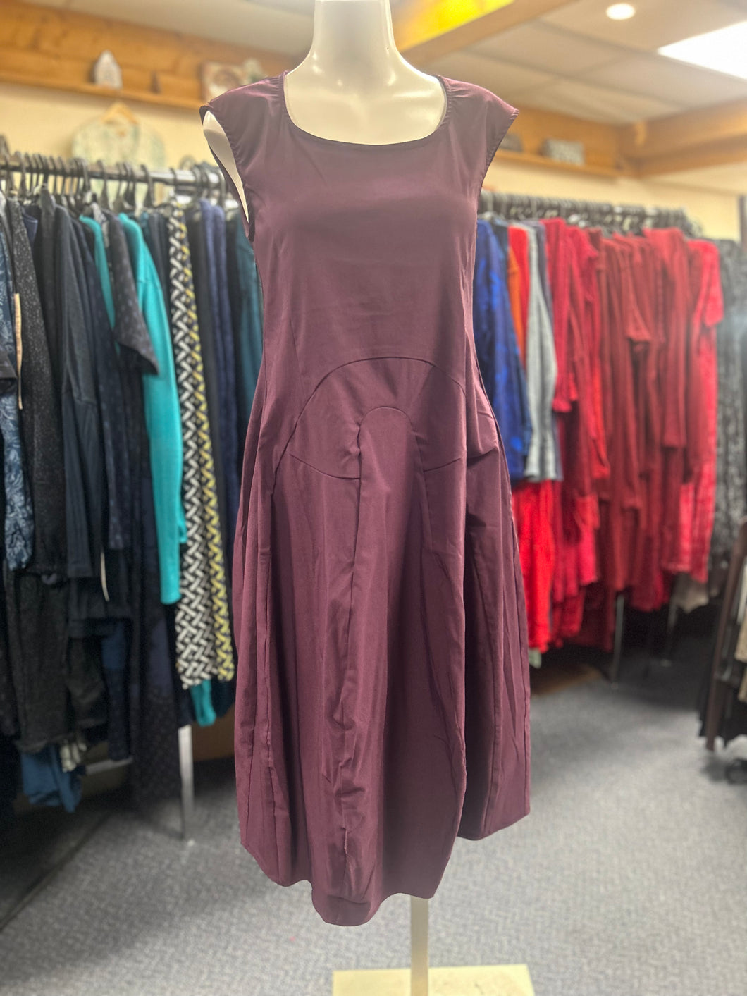 Valia Dark Plum Diva Dress