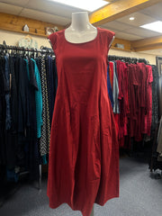 Valia Dark Red Diva Dress